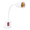 Adjustable Flexible E27 Bulb Holder with Switch US Plug Socket Extension Converter
