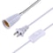 Premium E27 Clip Lamp Holder with 360 Degree Adjustable Lamp Base, Flexible Gooseneck & Switch US Plug
