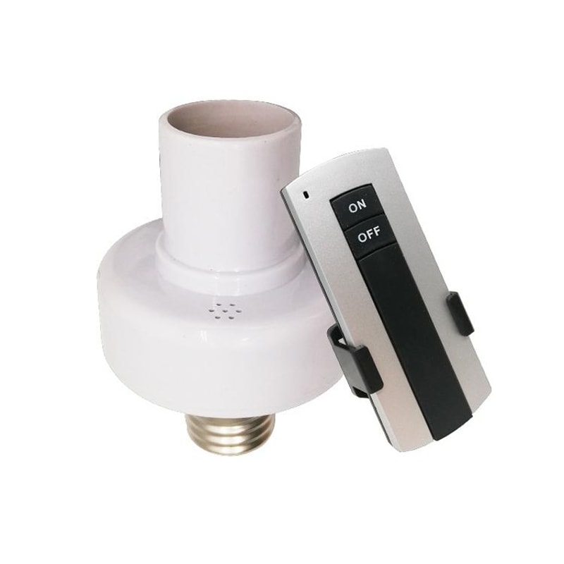 Remote Control Bulb Adapter Wireless Remote Control Light Socket Lamp Holder