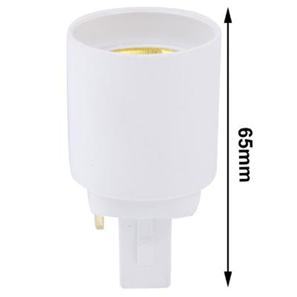 E27 To G24 Light Lamp Bulbs Adapter Premium E27 To G24 Bulb Adapter Converter Socket 2