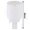 E27 To G24 Light Lamp Bulbs Adapter Premium E27 To G24 Bulb Adapter Converter Socket 2