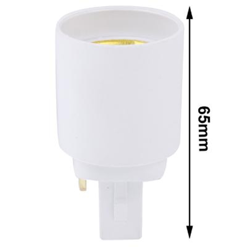 E27 To G24 Light Lamp Bulbs Adapter Premium E27 To G24 Bulb Adapter Converter Socket 2