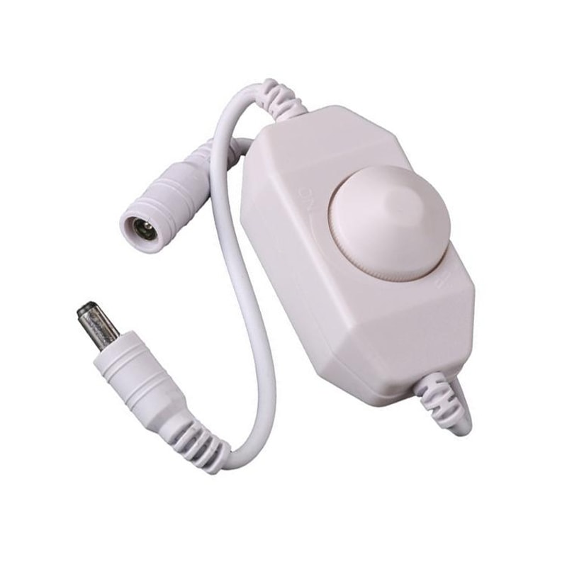 Premium LED Strip Knob Dimmer Controller Smooth Brightness For Single Color LED Lights 6