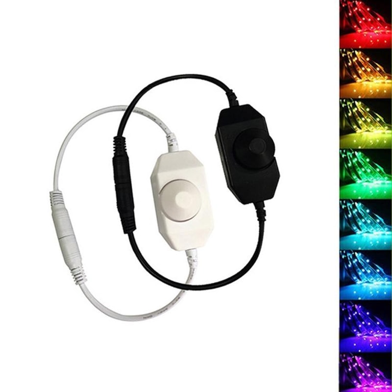 Premium LED Strip Knob Dimmer Controller Smooth Brightness For Single Color LED Lights 4