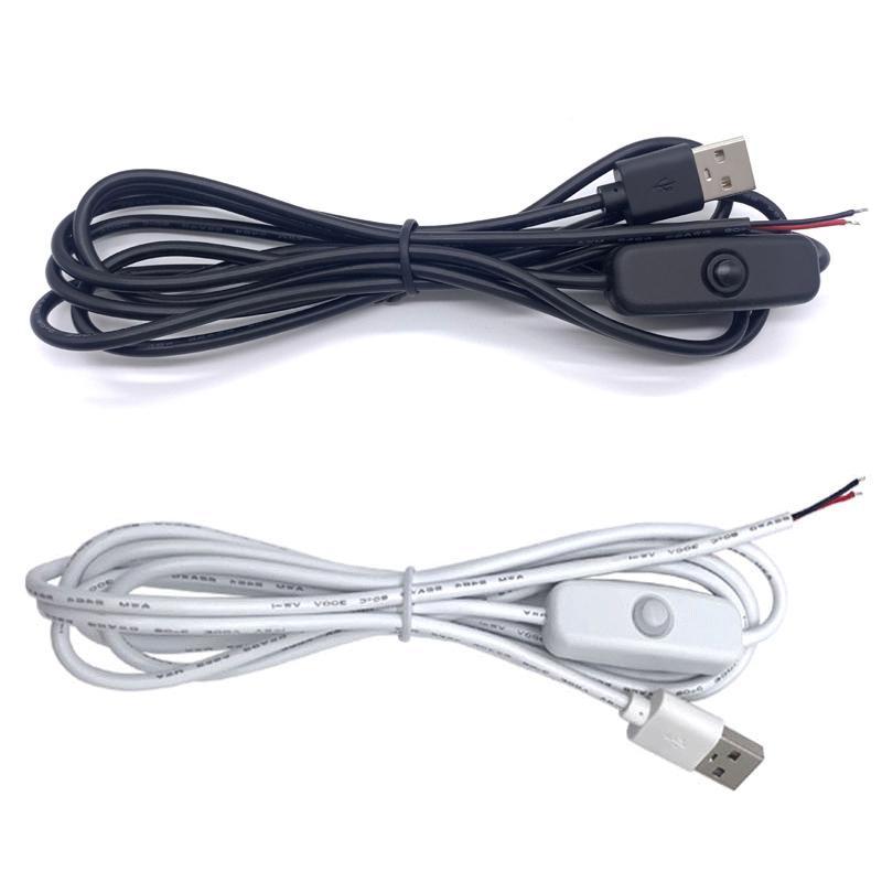 USB Power Cable With OnOff Control Switch For LED Strip Plant Light 0