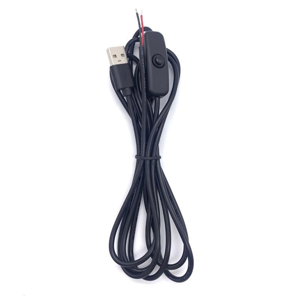 USB Power Cable With OnOff Control Switch For LED Strip Plant Light 9