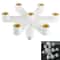 E27 Socket To Lamp Splitter Adapter Heavy Duty Light Bulb Converter 0