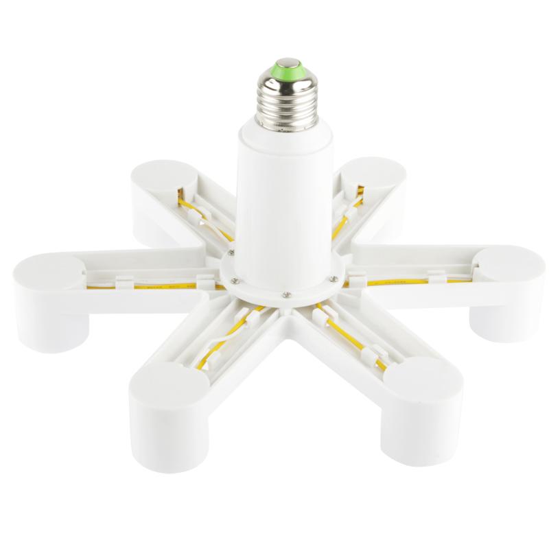E27 Socket To Lamp Splitter Adapter Heavy Duty Light Bulb Converter 2