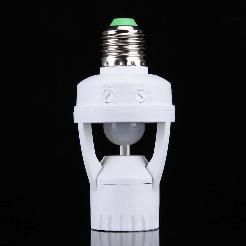 Premium E27 PIR Motion Sensor Lamp Holder With Detection Automatic Lighting 1