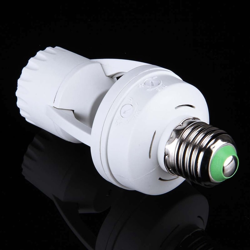 Premium E27 PIR Motion Sensor Lamp Holder With Detection Automatic Lighting 2