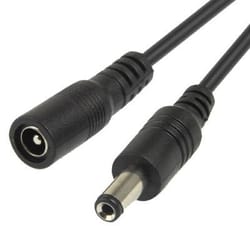professional dc power cable female to male barrel connector for led light controllers