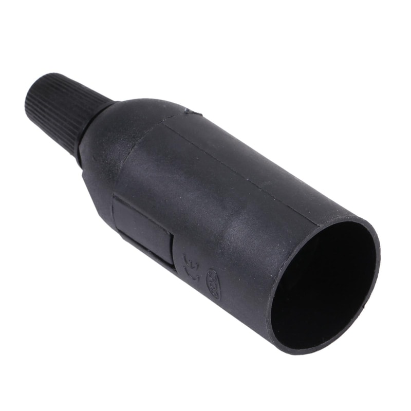 Premium E14 Lamp Socket Bulb Holder Base Durable Black Light Socket Holder 0