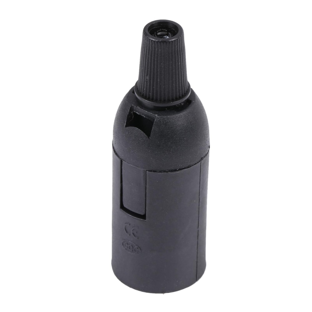 Premium E14 Lamp Socket Bulb Holder Base Durable Black Light Socket Holder 1
