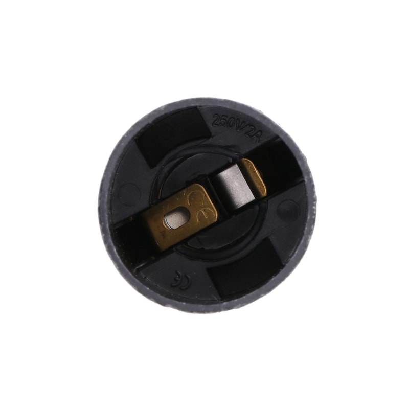 Premium E14 Lamp Socket Bulb Holder Base Durable Black Light Socket Holder 3
