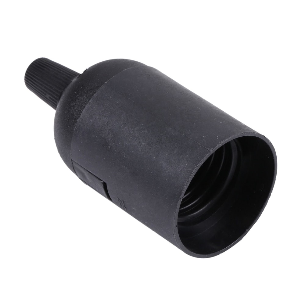 Premium E14 Lamp Socket Bulb Holder Base Durable Black Light Socket Holder 7