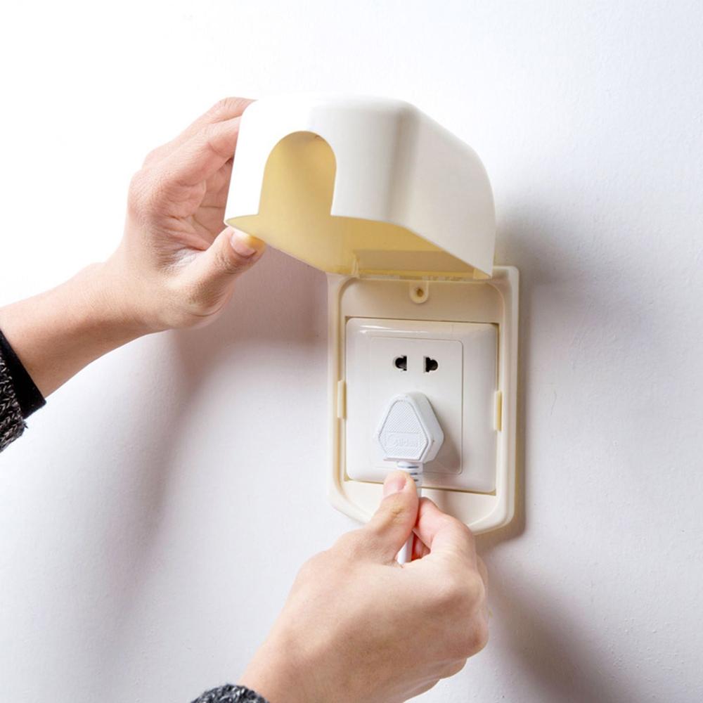 Waterproof Plug Socket Protector Baby Safety Plug Protector Dustproof Electrical Guard 3