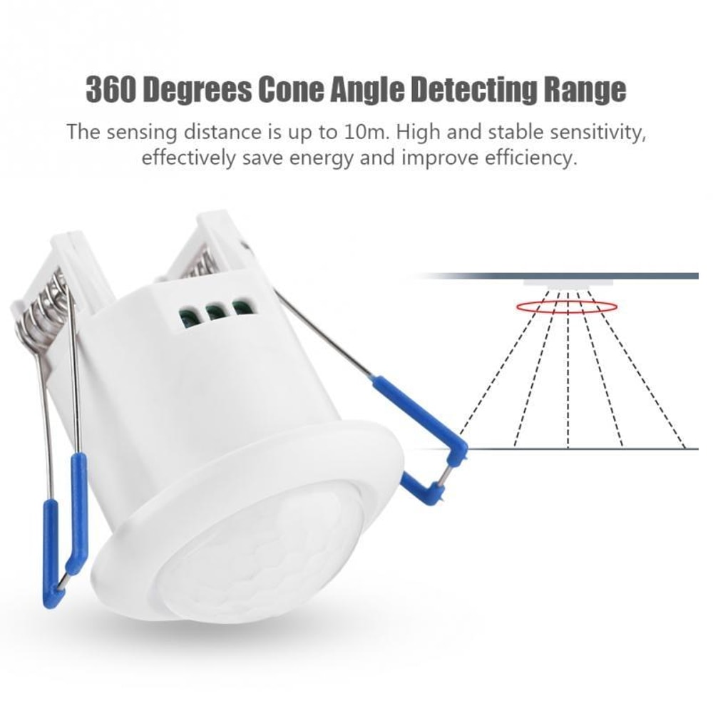 Mini Embedded PIR Motion Sensor Light Switch Infrared Detection For Automatic Lighting 2