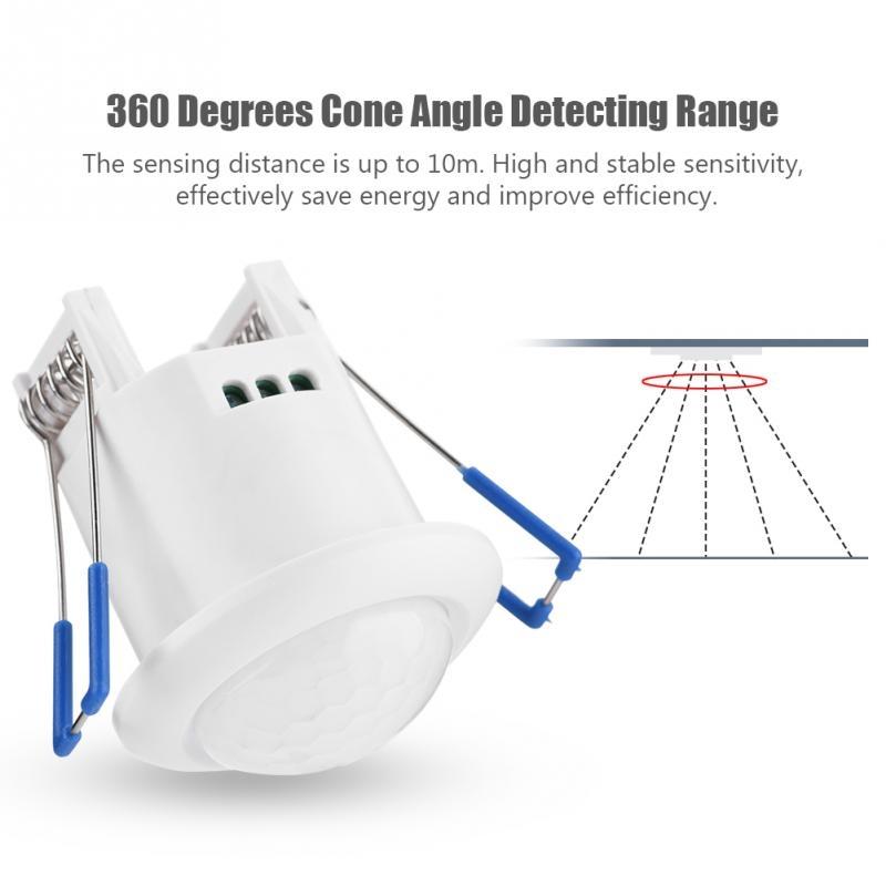 Mini Embedded PIR Motion Sensor Light Switch Infrared Detection For Automatic Lighting 2