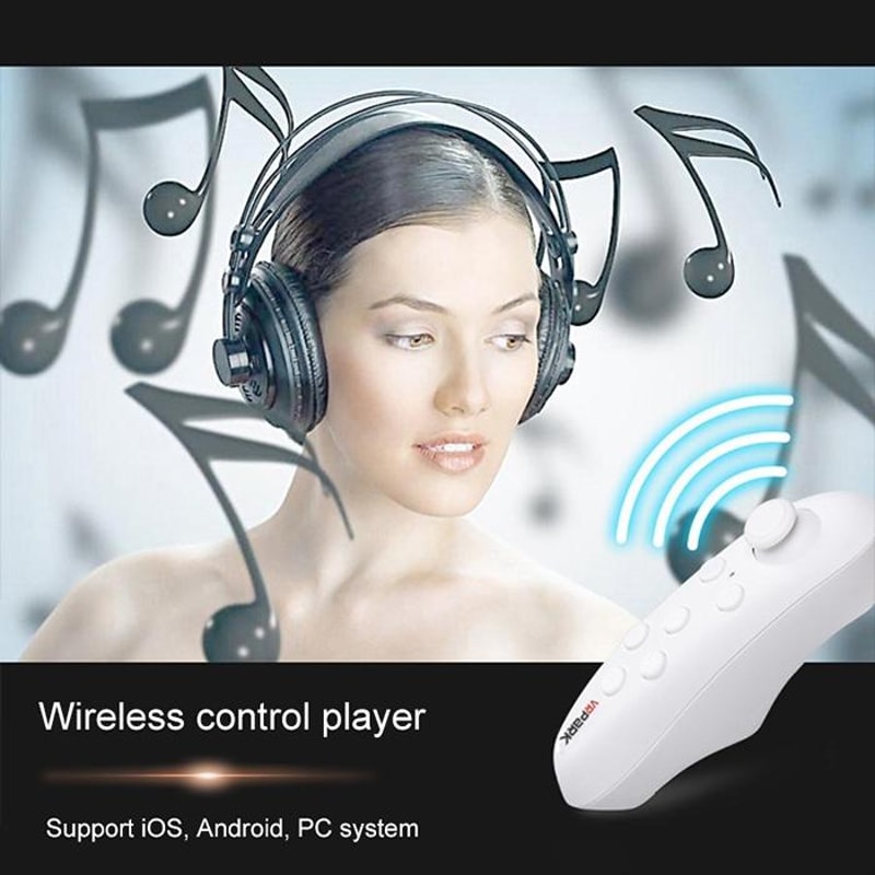 VR Glasses With Bluetooth Remote For IPhone Android 5