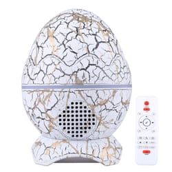 gold star projector night light with music, remote control and colorful room ambience