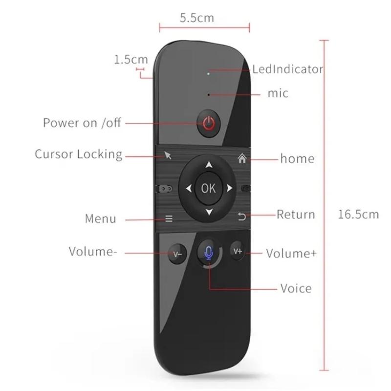 Wireless Air Mouse Remote With Mini Keyboard For Smart TV And Android TV Box 5