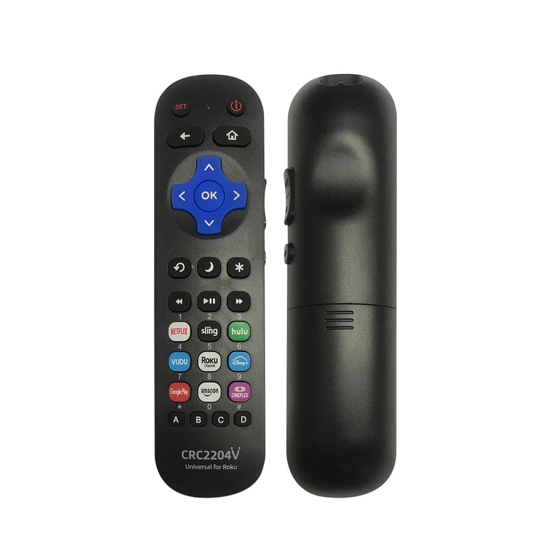 Universal Roku TV Remote Replacement With Shortcut Keys For TCL Hisense Sharp And More 0