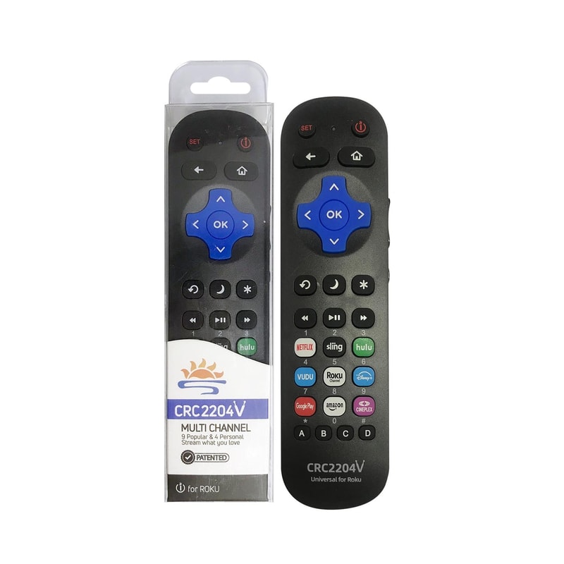 Universal Roku TV Remote Replacement With Shortcut Keys For TCL Hisense Sharp And More 1