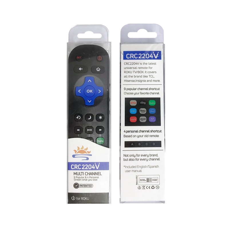 Universal Roku TV Remote Replacement With Shortcut Keys For TCL Hisense Sharp And More 3