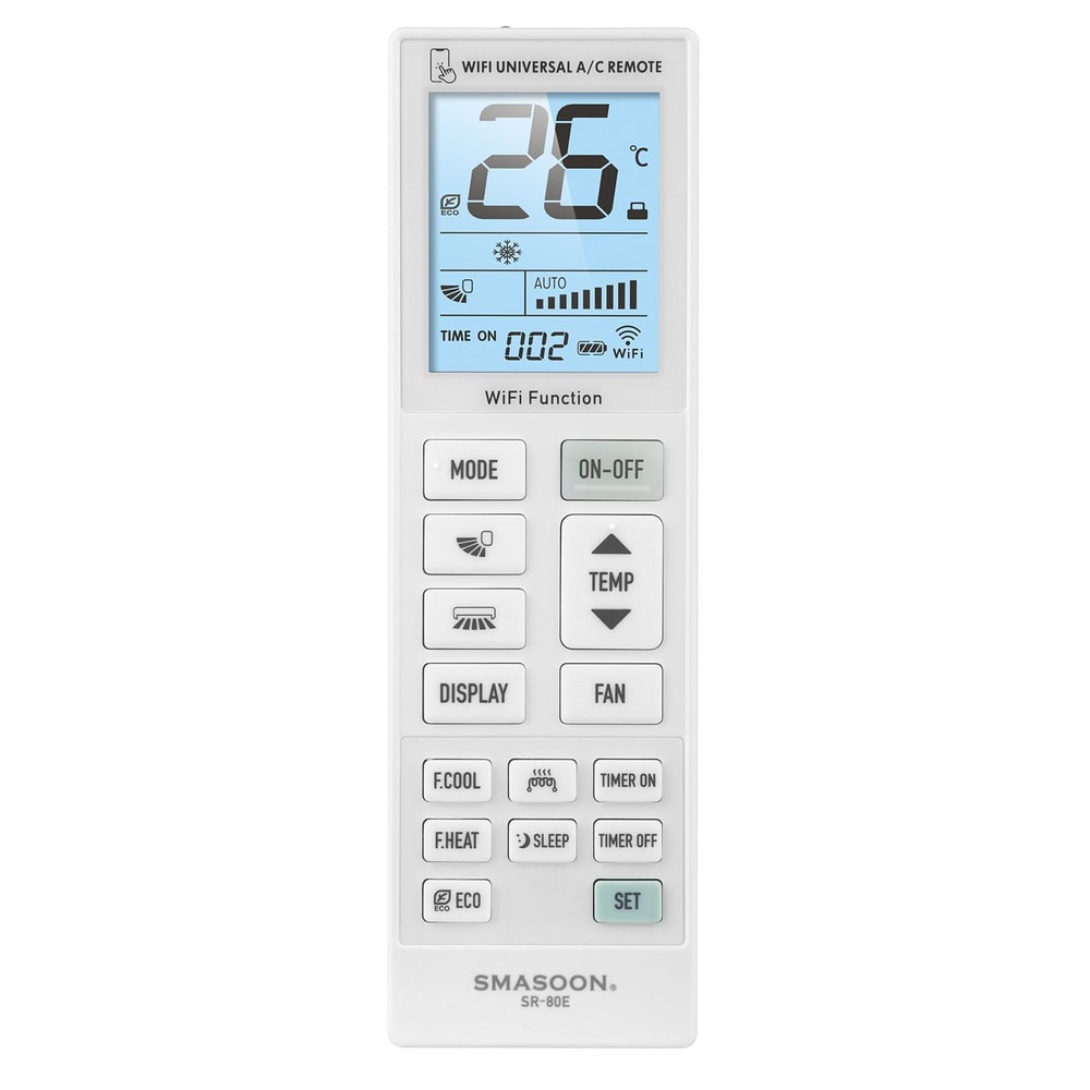 Smart WiFi Universal Air Conditioner Remote Control With LCD Display For Multi Brand AC Units 3