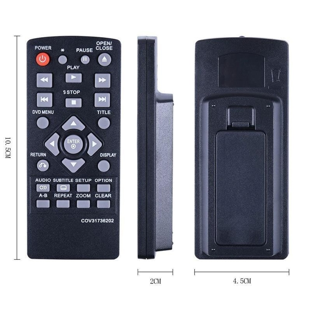 LG DVD Player Replacement Remote Control for different Models