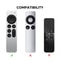 TV Remote Case For Siri Remote 23 Shockproof Silicone Protective Cover With Strap 2