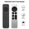 TV Remote Case For Siri Remote 23 Shockproof Silicone Protective Cover With Strap 3