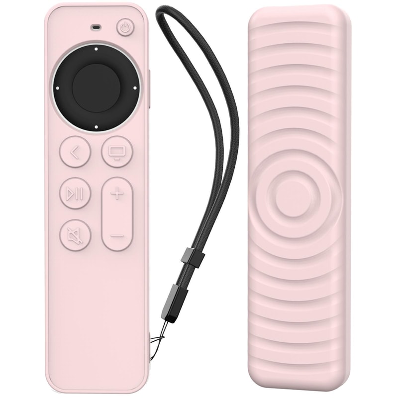TV Remote Case For Siri Remote 23 Shockproof Silicone Protective Cover With Strap 8