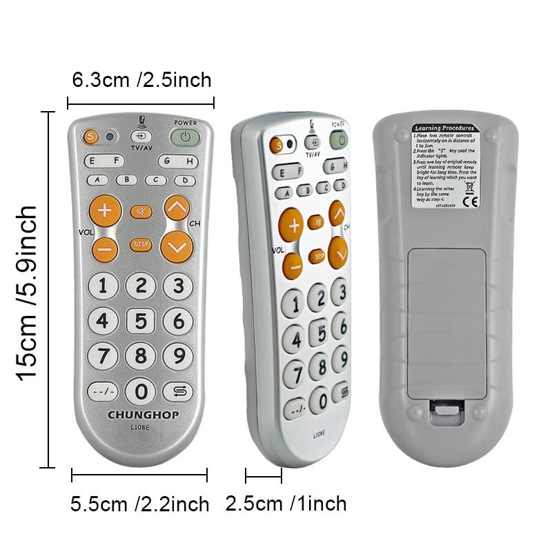 Universal TV Remote With Infrared Learning Programmable Control 1