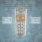 Universal TV Remote With Infrared Learning Programmable Control 5