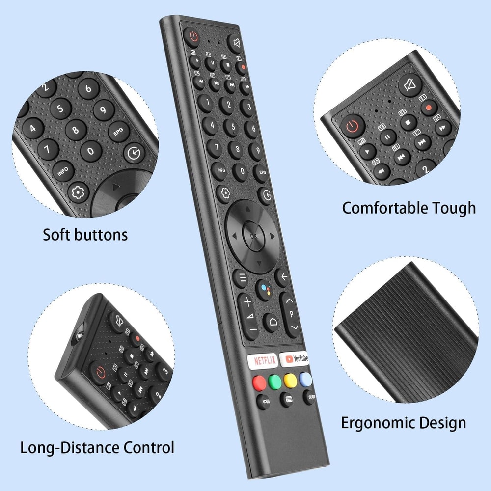 Smart TV Bluetooth Voice Remote Replacement TV Remote Control