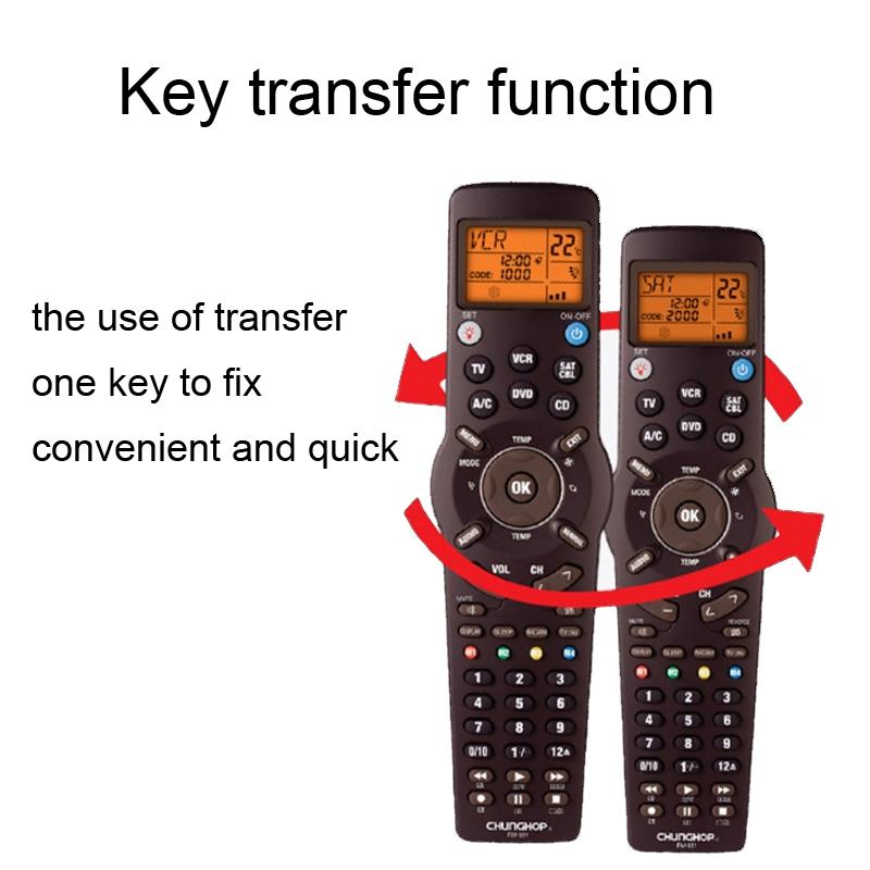 Universal Learning Infrared Remote Control All in One TV & Home Device Controller