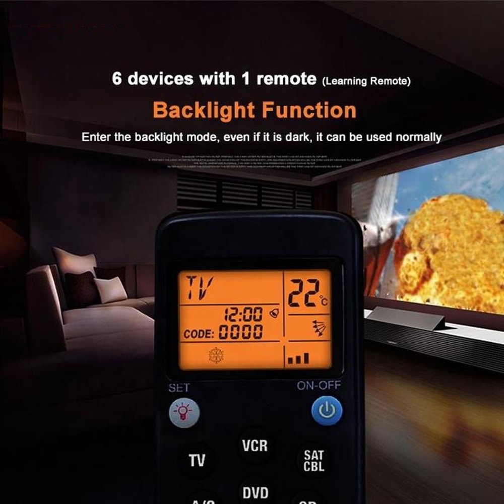 Universal Learning Infrared Remote Control All in One TV & Home Device Controller
