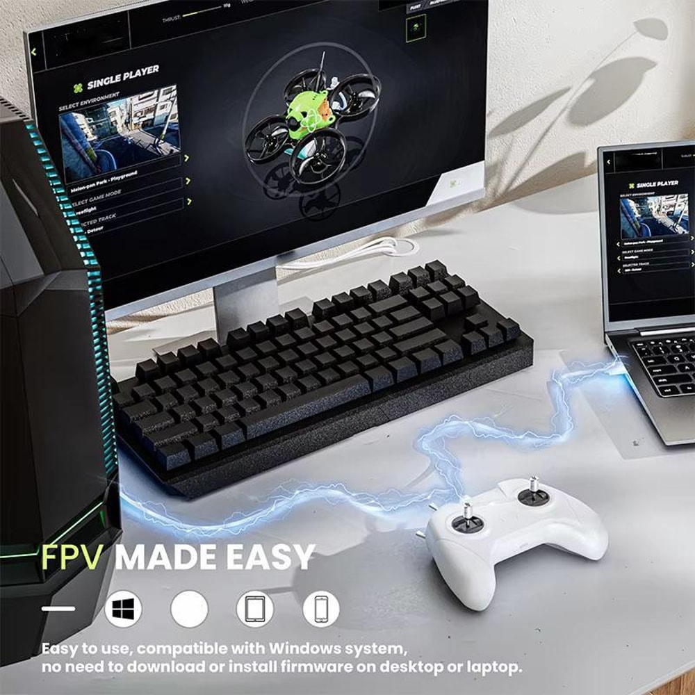 Drone Simulator Controller Flight Training Remote For FPV Practice 2