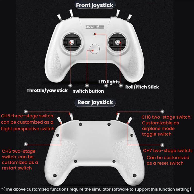 Drone Simulator Controller Flight Training Remote For FPV Practice 8