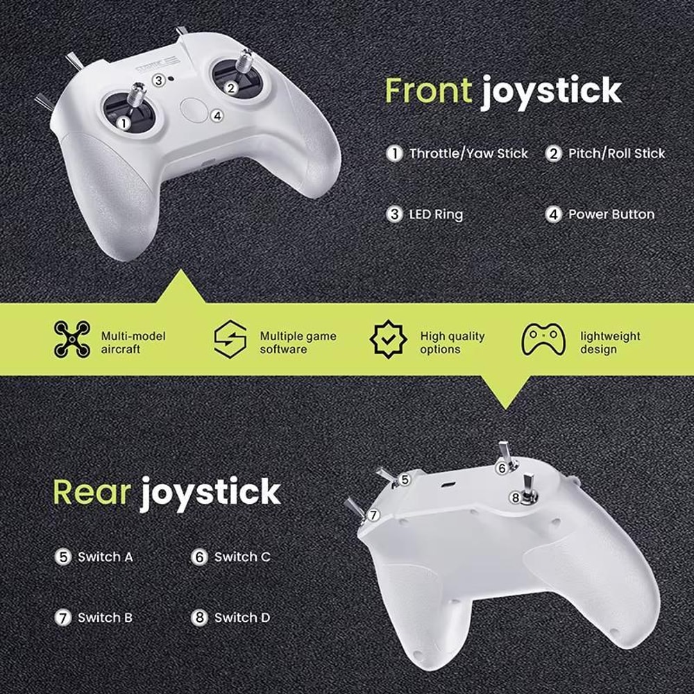 Drone Simulator Controller Flight Training Remote For FPV Practice 6