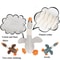 Durable Wild Goose Plush Dog Toy Bite & Squeaky Teeth Cleaning Chew Toy
