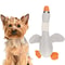 Durable Wild Goose Plush Dog Toy Bite & Squeaky Teeth Cleaning Chew Toy