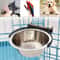 Premium Stainless Steel Suspension Dog Feeding Bowl Medium Elevated Feeder 0