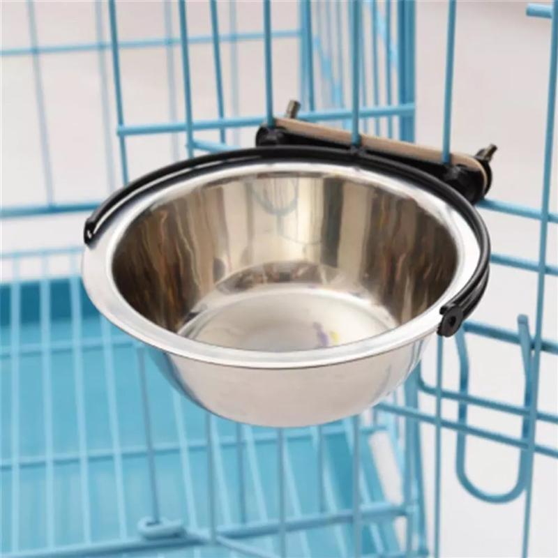 Premium Stainless Steel Suspension Dog Feeding Bowl Medium Elevated Feeder 1