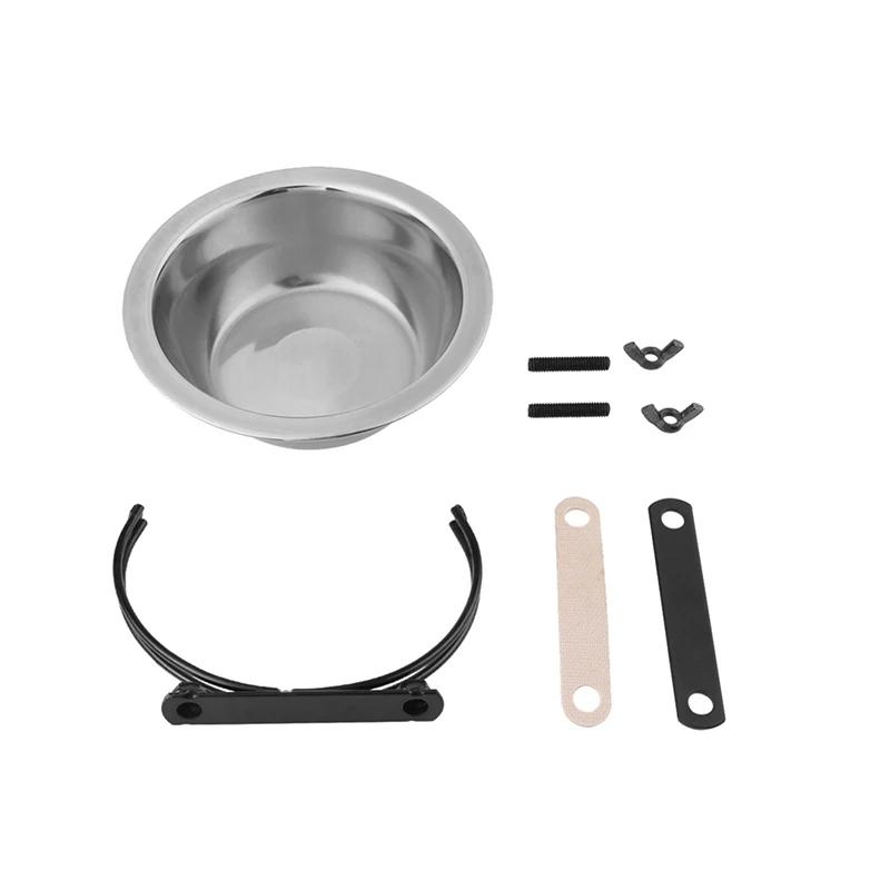Premium Stainless Steel Suspension Dog Feeding Bowl Medium Elevated Feeder 3