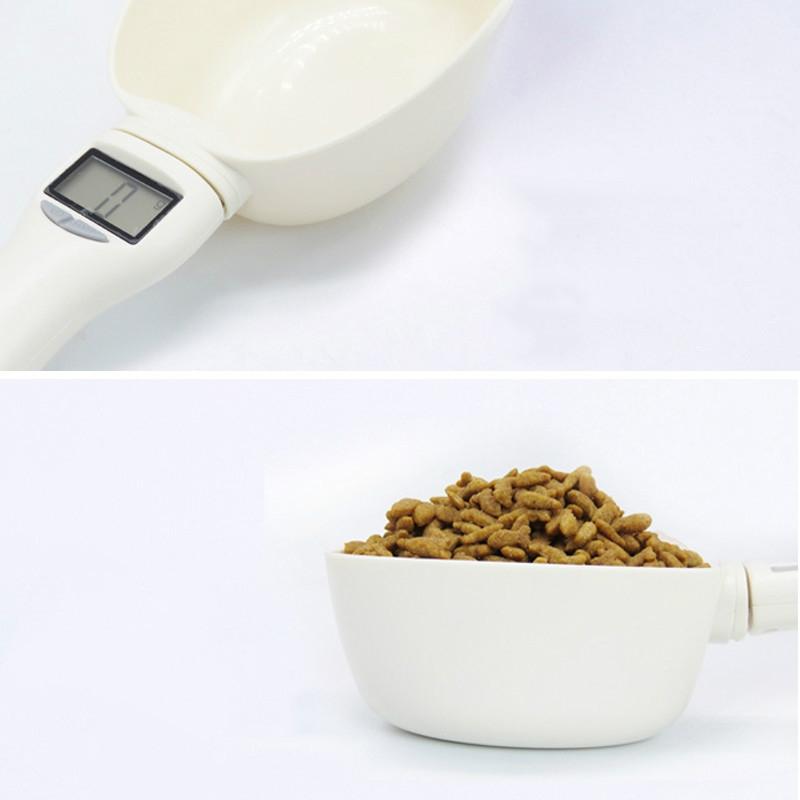 Portable Digital Pet Food Measuring Scoop With LCD Scale For Dogs Cats 4