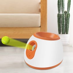 automatic dog ball launcher for interactive fetch training & exercise