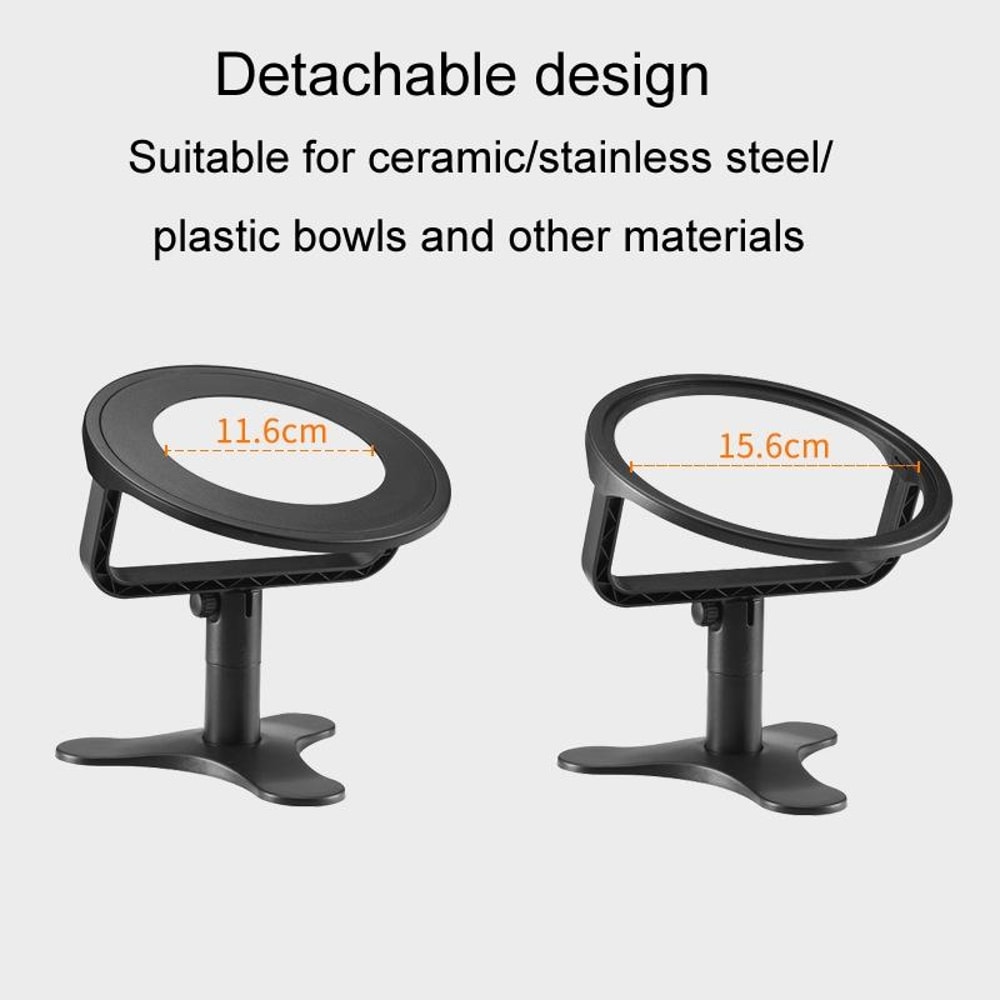 ComfortLift Adjustable Elevated Pet Bowl Stand With Anti Tip Base Stainless Steel Bowl 4