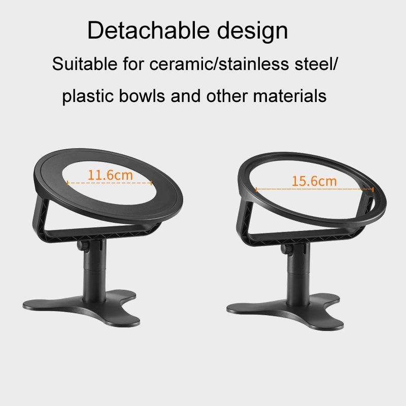 ComfortLift Adjustable Elevated Pet Bowl Stand With Anti Tip Base Stainless Steel Bowl 4